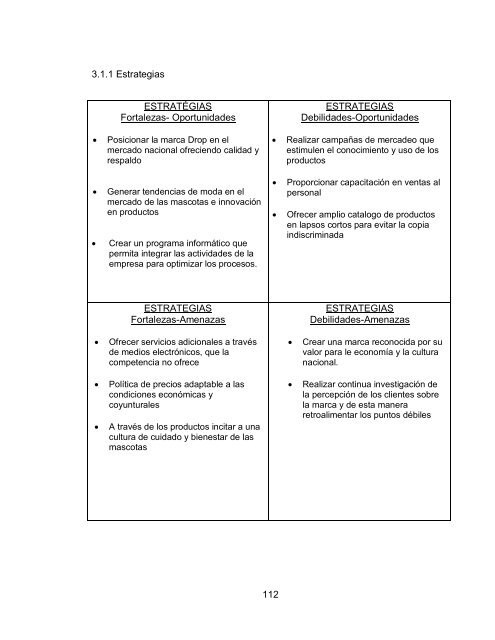 plan de empresa drop sas articulos y accesorios ... - Universidad EAN