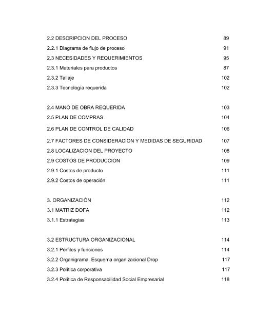 plan de empresa drop sas articulos y accesorios ... - Universidad EAN