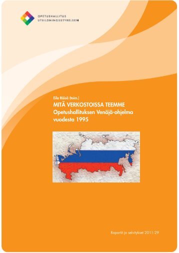 MITÄ VERKOSTOISSA TEEMME Opetushallituksen ... - Opetushallitus