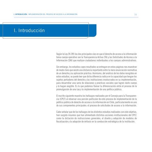 Implementación del Proceso de Acceso a la Información