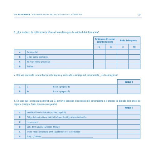 Implementación del Proceso de Acceso a la Información