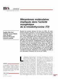 Mécanismes moléculaires impliqués dans l'activité ... - iPubli-Inserm