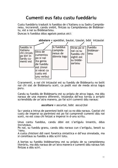 Fueddàriu de Biddesartu - Amos Cardia