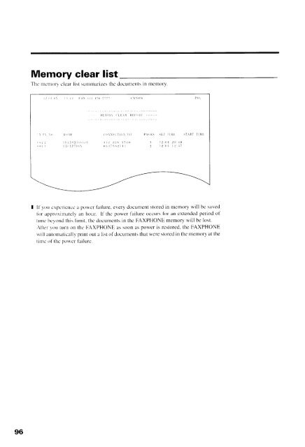 FAXPHONE.B54O/550 User's Guide