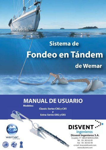 Manual de usuario Wemar - Disvent Ingenieros