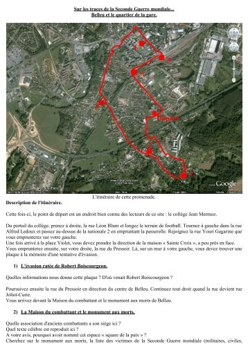 Sur les traces de la Seconde Guerre mondiale... Belleu et le quartier ...