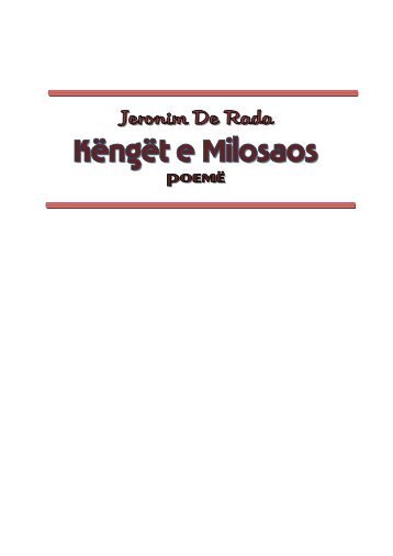 Kenget e Milosaos.pdf - Klasa e letërsisë