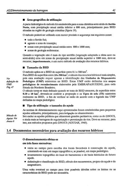 Manual do pequeno açude - IRD