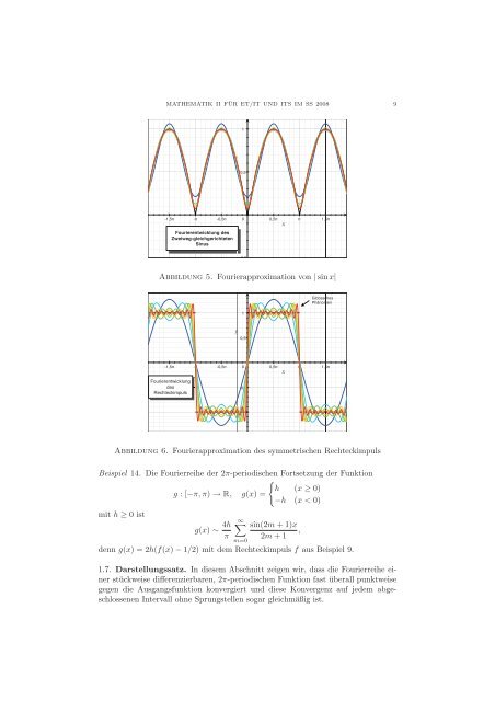 MATHEMATIK II F¨UR ET/IT UND ITS IM SS 2008 Inhaltsverzeichnis ...