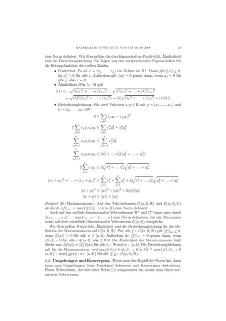 MATHEMATIK II F¨UR ET/IT UND ITS IM SS 2008 Inhaltsverzeichnis ...