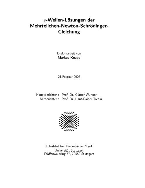 1.4M - Institut für Theoretische Physik der Universität Stuttgart