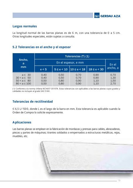 Catálogo Técnico Barras y Perfiles de Acero Laminado - joistec