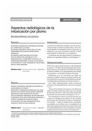 Aspectos radiológicos de la intoxicación por plomo