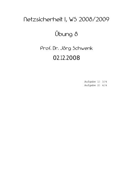 Loesungen - Netzsicherheit I Uebung 8.pdf - its