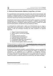 2.- Fuentes de Financiamiento a Mediano y Largo Plazo, y su Costo ...