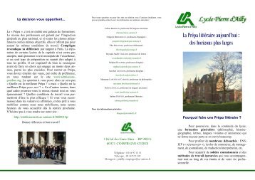 La Prépa littéraire aujourd'hui : des horizons plus larges
