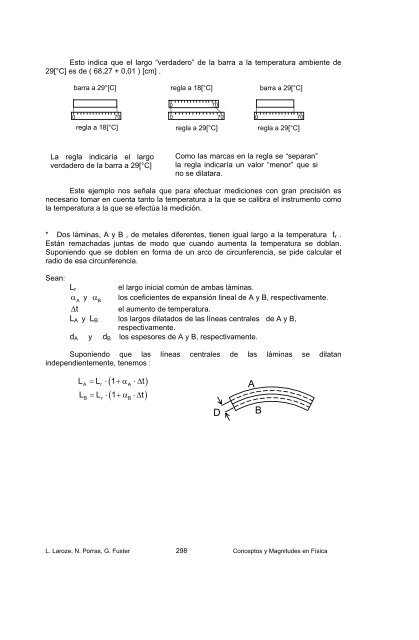 CAPITULO VIII TEMPERATURA Y DILATACION