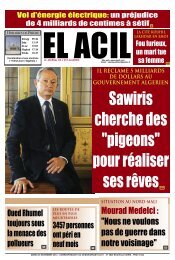 mardi 20 novEmbrE 2012 - El ACIL