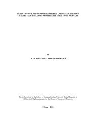 DETECTION OF LARD AND INTERESTERIFIED LARD AS ...