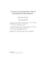 A Course on Large Deviations with an Introduction to Gibbs Measures.