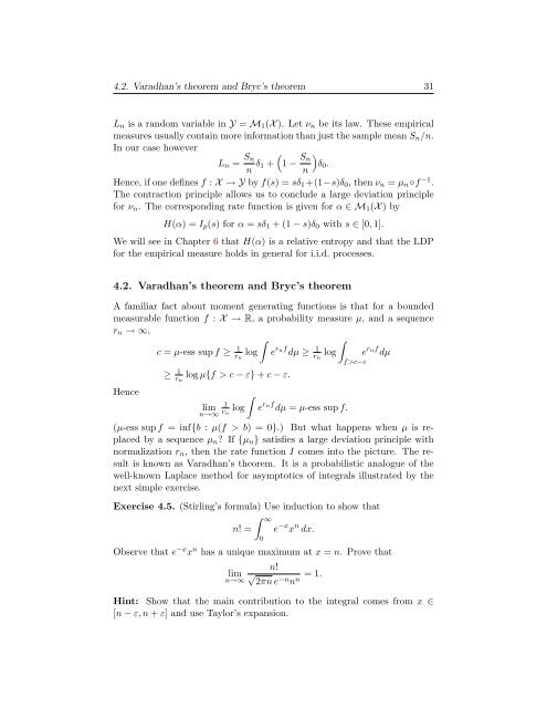 A Course on Large Deviations with an Introduction to Gibbs Measures.