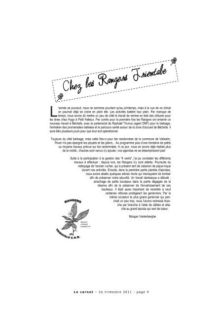 A lire - La Trientale-CNB
