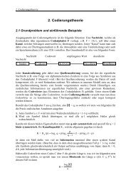 2. Codierungstheorie - ITTK Semester 8 - fh-campus wien