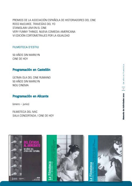 Memoria de actividades - IVAC - Generalitat Valenciana