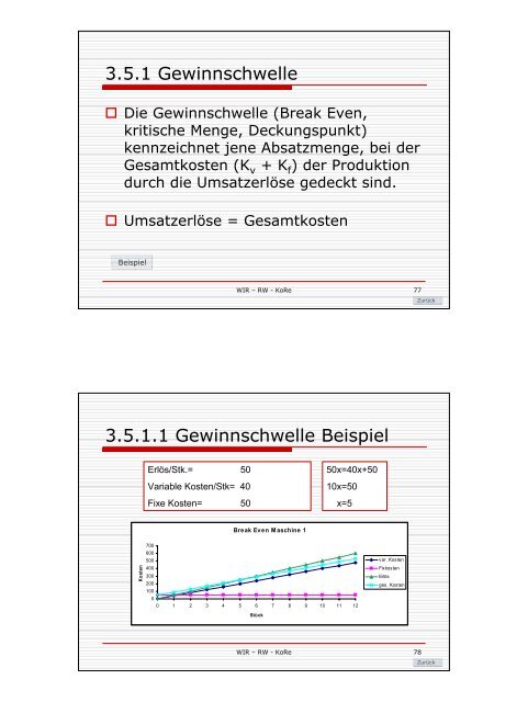 Kostenrechnung