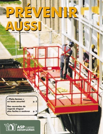 « Plate-formez » en toute sécurité! p. 2 Des ... - ASP Construction