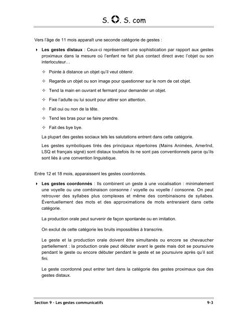 Situations d'observation structurées de la communication