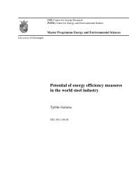 Potential of energy efficiency measures in the world steel industry