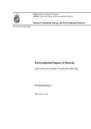 Environmental impact of Funerals. Life cycle ... - Archief IVEM