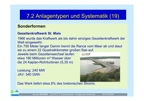 Wasserwirtschaft und allgemeiner Wasserbau - Institut für ...