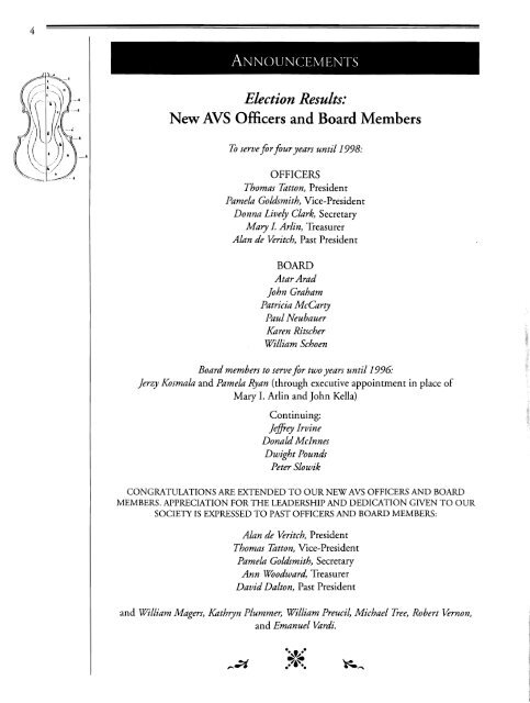 Journal of the American Viola Society Volume 10 No. 2, 1994