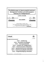 Dotierwasserfestlegung - Institut für Wasserwirtschaft, Hydrologie ...