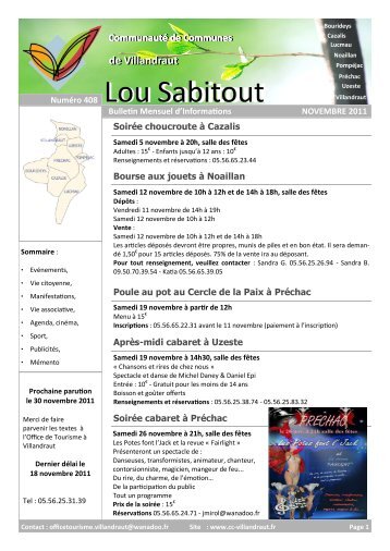 Lou Sabitout Lou Sabitout - Communauté de Communes du Canton ...