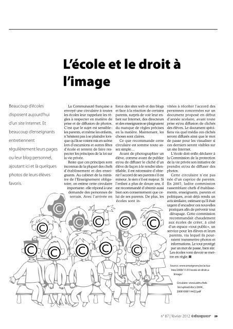 dossier - La Ligue de l'Enseignement