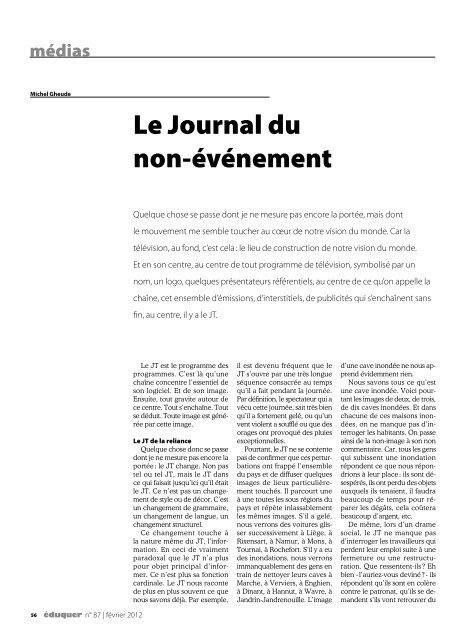 dossier - La Ligue de l'Enseignement