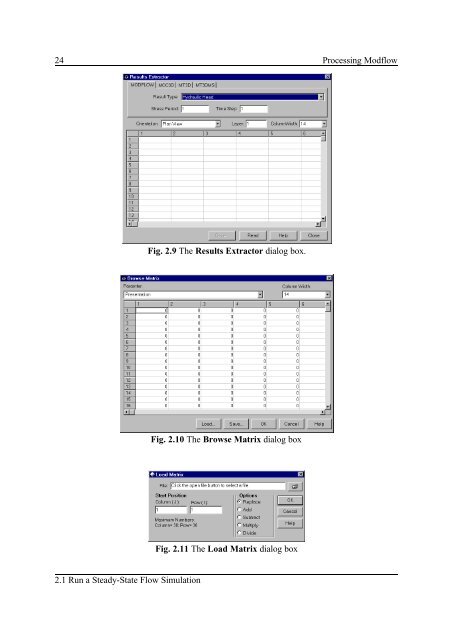 User's guide of Proceessing Modflow 5.0