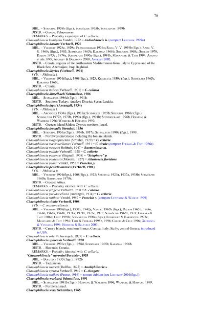 World catalog of terrestrial isopods