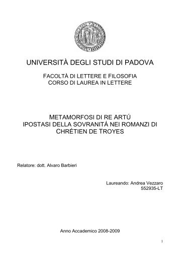 Metamorfosi di re Artù ipostasi della sovranità - Franco Maria ...