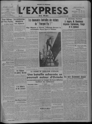 12 octobre 1936 - Bibliothèque de Toulouse