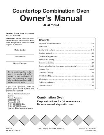 Owner's Manual - ManageMyLife