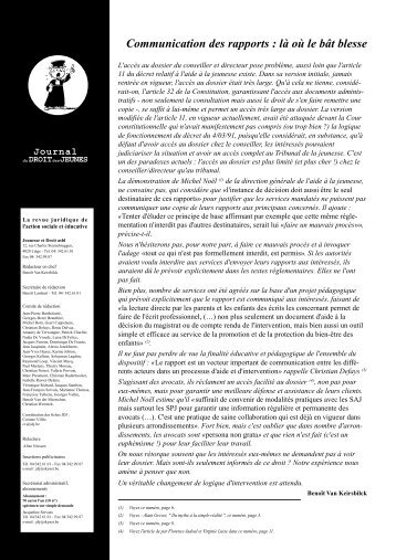 fiche - jdj - Journal du Droit des Jeunes