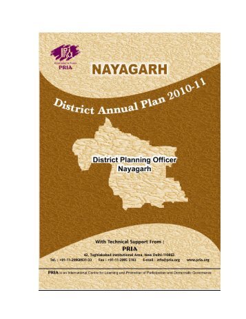 Year 2010-11 - Nayagarh