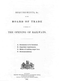 board of trade the opening of railways. - The Railways Archive