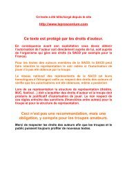 Ce texte a été téléchargé depuis le site - Le Proscenium