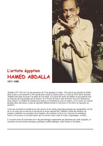 L'éTOILEs d'ABDALLA - Hamed Abdalla – Peintre Egyptien