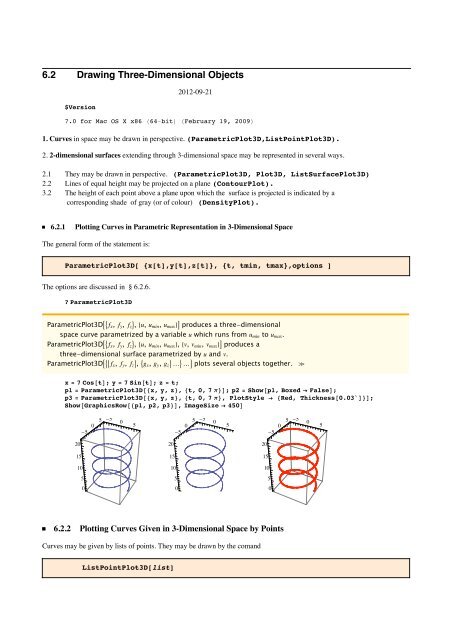 drawing three dimensional objects